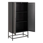 Newcastle 2 Door Cabinet in Matt Black 