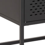 Newcastle 2 Door Cabinet in Matt Black 