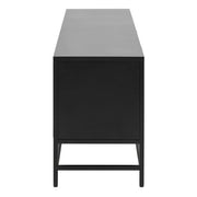 Newcastle 3 Door Sideboard in Matt Black 
