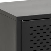 Newcastle 3 Door Sideboard in Matt Black 