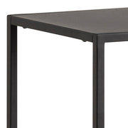 Newcastle Asymmetrical Bookcase with 3 Shelves in Matt Black 