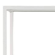 Newcastle Asymmetrical Bookcase with 6 Shelves in White 