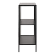 Newcastle Low 2 Door Display Cabinet in Matt Black 