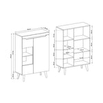 Nordi Display Cabinet 90cm