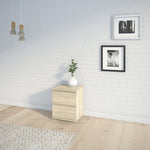 Nova Bedside 2 Drawer in Oak 