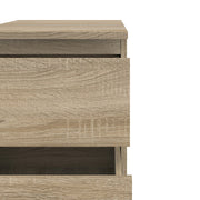 Nova Bedside 2 Drawer in Oak 