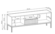 Nova TV Cabinet 154cm 