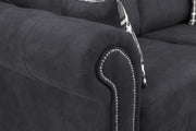 Oakland Sofa - Charcoal 3 Seater - 210 CM 