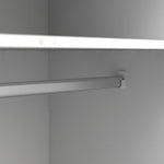 Oslo Wardrobe 3 Doors 3 Drawers in White and Oak 