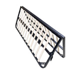 Lacey Winged Fabric Bed - 3ft Single 