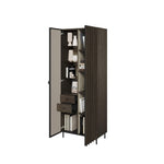 Piemonte PE-02 Tall Display Cabinet 73cm