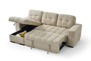 Palermo Sofabed | Beige Universal Corner | 250 x 156 CM