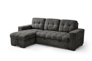 Palermo Sofabed | Grey Universal Corner | 250 x 156 CM