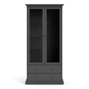 Paris China cabinet in Matt Grey 