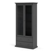 Paris China cabinet in Matt Grey 