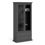 Paris China cabinet in Matt Grey 