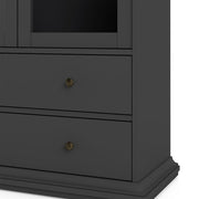 Paris China cabinet in Matt Grey 