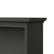 Paris Low Bookcase in Matt Grey 