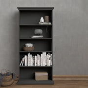 Paris Tall Bookcase in Matt Grey 