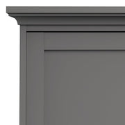 Paris Wardrobe with 3 Doors in Matt Grey 