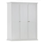 Paris Wardrobe with 3 Doors in White 