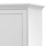 Paris Wardrobe with 3 Doors in White 