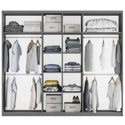 Parker 250cm Sliding Door Wardrobe White 