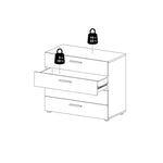 Pepe Chest of 4 Drawers in Oak 