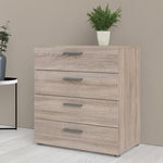 Pepe Chest of 4 Drawers in Truffle Oak 