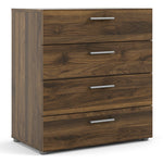 Pepe Chest of 4 Drawers in Walnut 