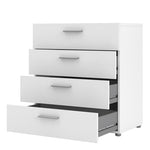 Pepe Chest of 4 Drawers in White 