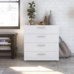 Pepe Chest of 4 Drawers in White 