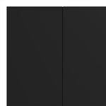 Pepe Wardrobe with 3 Doors in Black 