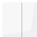 Pepe Wardrobe with 3 Doors in Oak with White High Gloss 