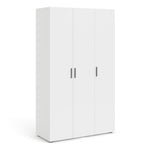 Pepe Wardrobe with 3 Doors in White 