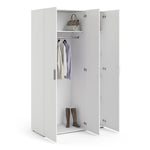 Pepe Wardrobe with 3 Doors in White 