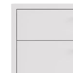 Prima Bookcase 1 Shelf With 2 Drawers And 2 Doors In White 