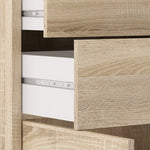 Prima Bookcase 1 Shelf with 2 Drawers and 2 Doors in Oak 
