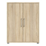 Prima Bookcase 2 Shelves with 2 Doors in Oak 