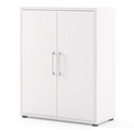 Prima Bookcase 2 Shelves with 2 Doors in White 