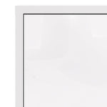 Prima Bookcase 2 Shelves with 2 Doors in White 