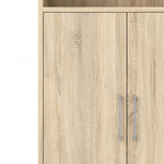 Prima Bookcase 3 Shelves with 2 Doors in Oak 