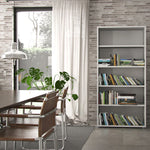 Prima Bookcase 4 Shelves in White 