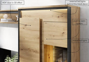Quant QA-03 Tall Display Cabinet 76cm