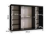Ramiro I Sliding Door Wardrobe 250cm 