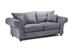 Richmond Fullback Sofa - Grey 3 Seater - 236 CM 
