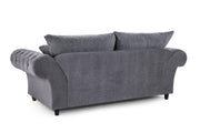 Richmond Fullback Sofa - Grey 3 Seater - 236 CM 