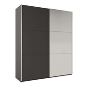Riley 200cm Sliding Door Wardrobe Graphite 