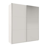 Riley 200cm Sliding Door Wardrobe White 