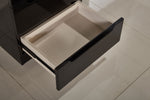 Rosy Black High Gloss Bedside - Straight 